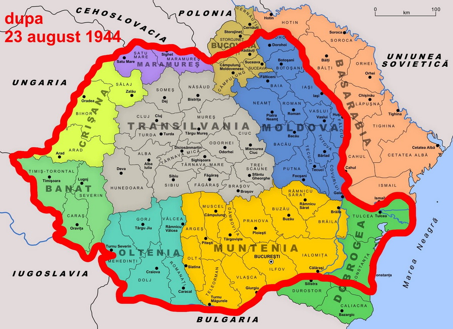 Ce teritorii erau românești în perioada anilor 1918-1940?