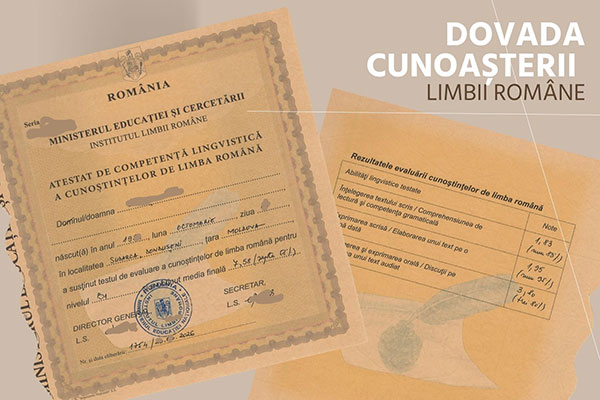 Examenul privind cunoașterea limbii române la pregătire dosar pentru redobândirea cetățeniei române.