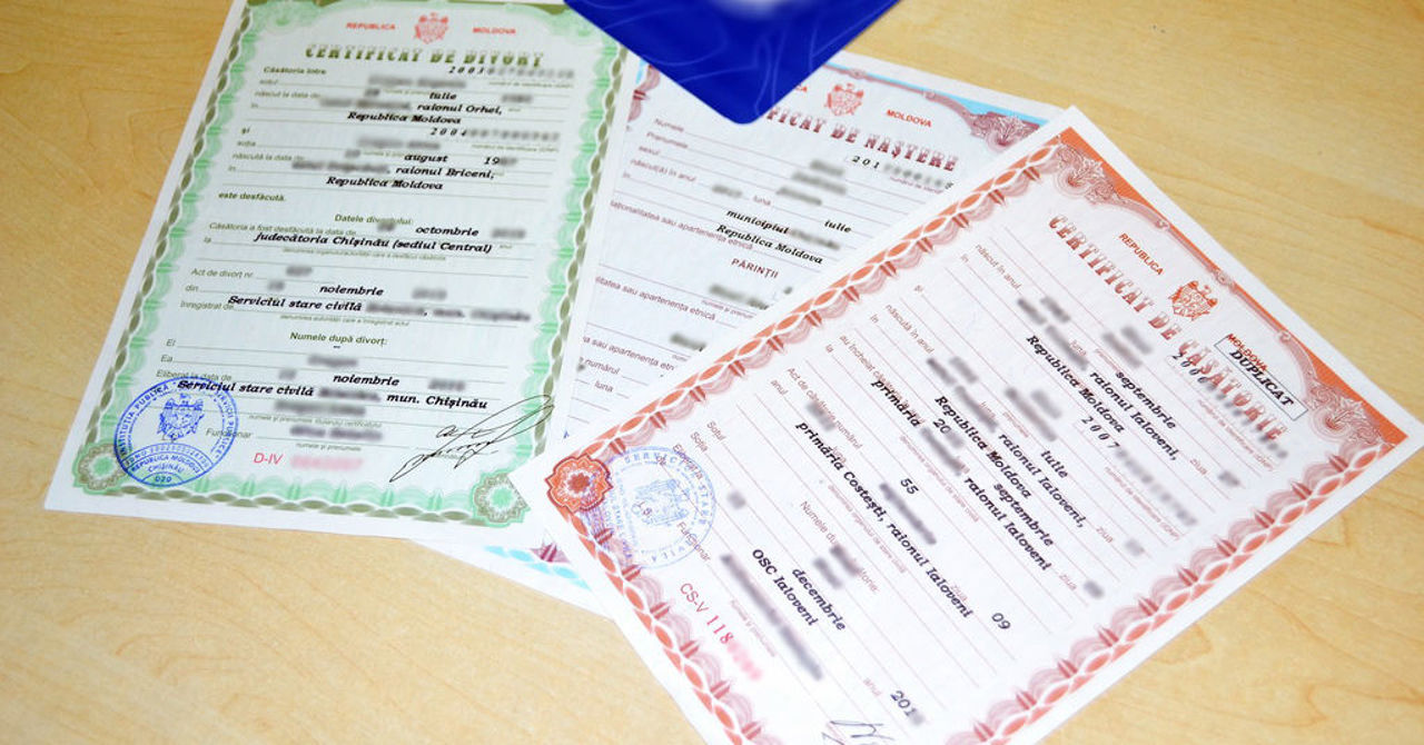 Certificate de stare civilă Moldova: modele electronice noi, explicate clar