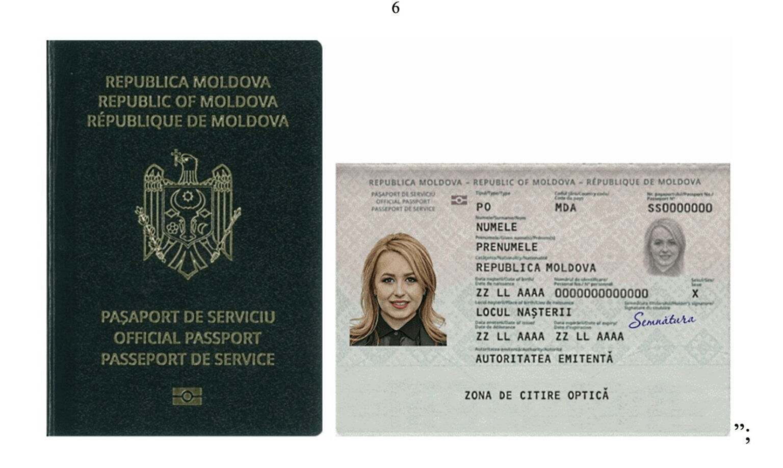 documente de călătorie își schimbă codurile
