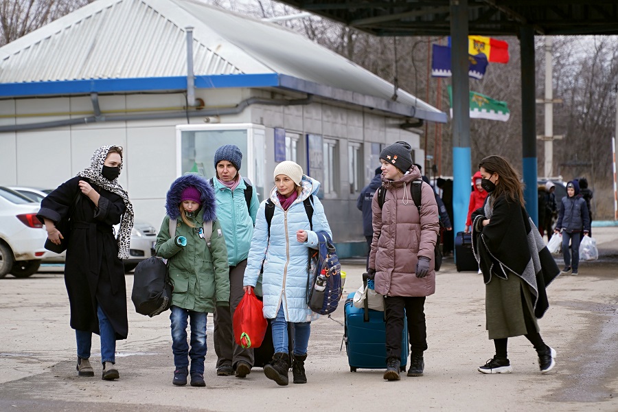 Cetățenii ucraineni care intră în Moldova